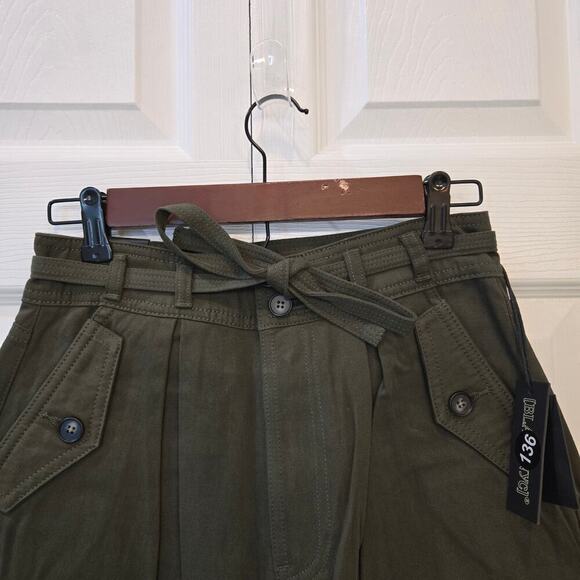 Blank NYC Green Hakuna Matata Pleated High Waist Pants *Revolve Dark Academia - Picture 4 of 15